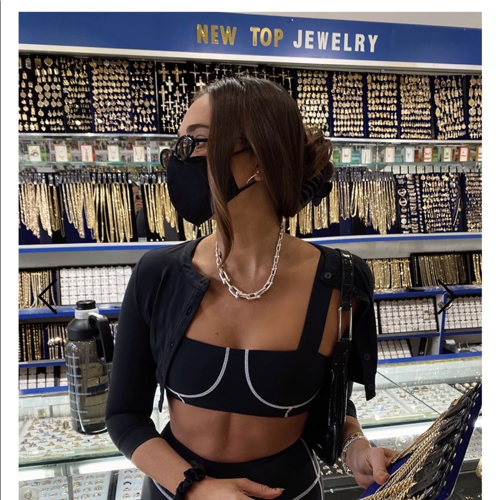 WE WORE WHAT Corset Bra S - NWT